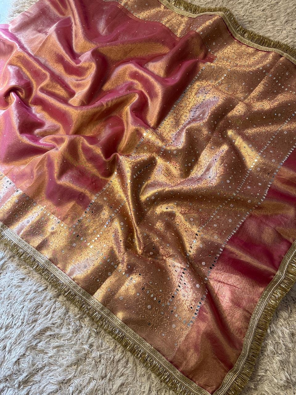 Banarasi tissue silk saree