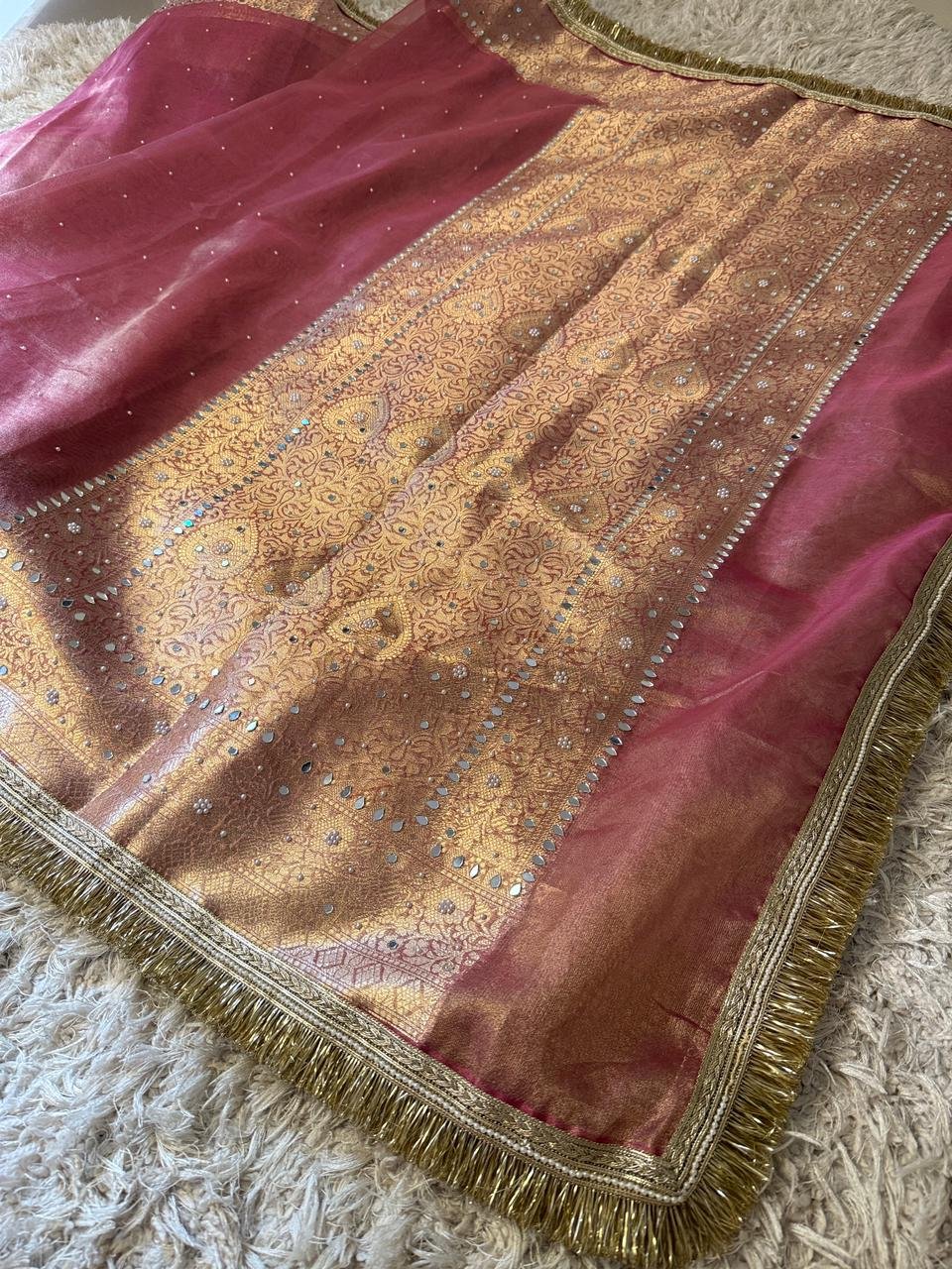 Banarasi tissue silk saree - Image 2