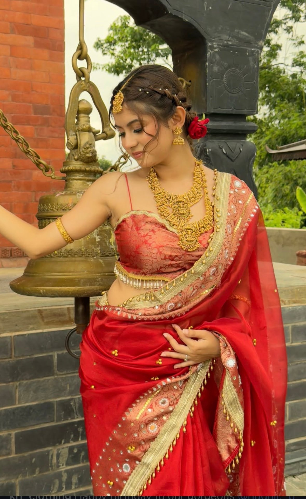 Bridal red ghungroo - Image 5