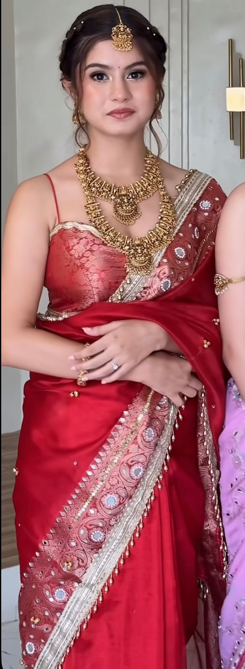 Bridal red ghungroo