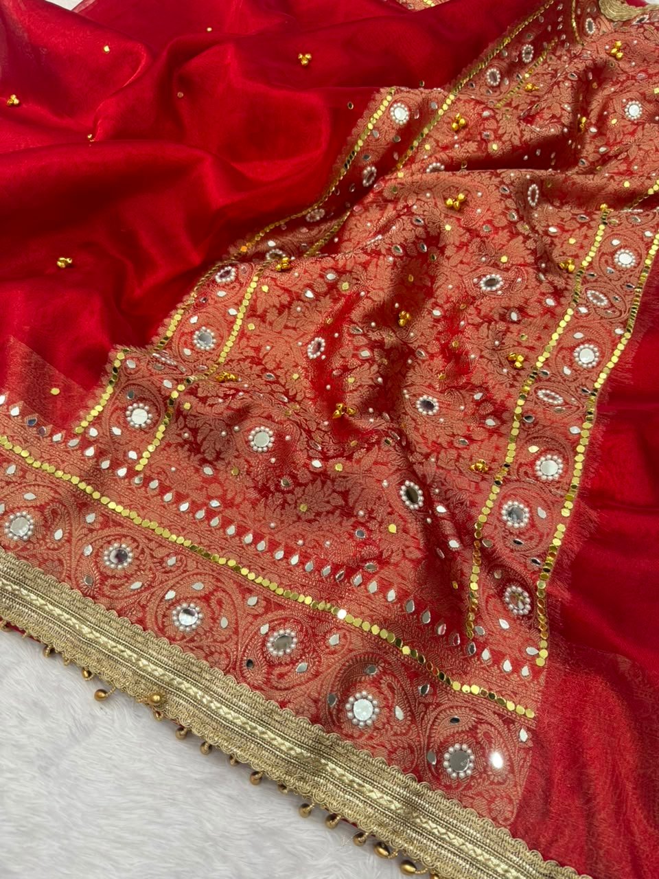Bridal red ghungroo - Image 2
