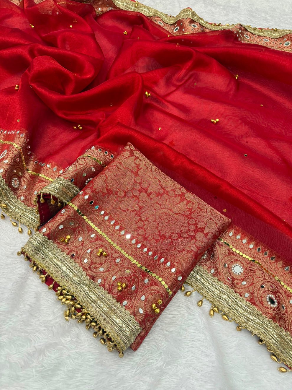 Bridal red ghungroo - Image 3